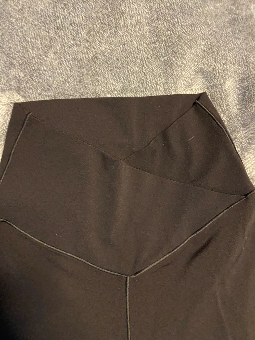 aerie Black High-Rise Leggings with V-Waist Panel